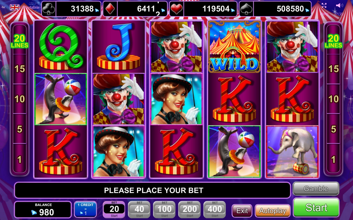 circus deluxe игровые автоматы онлайн бесплатно